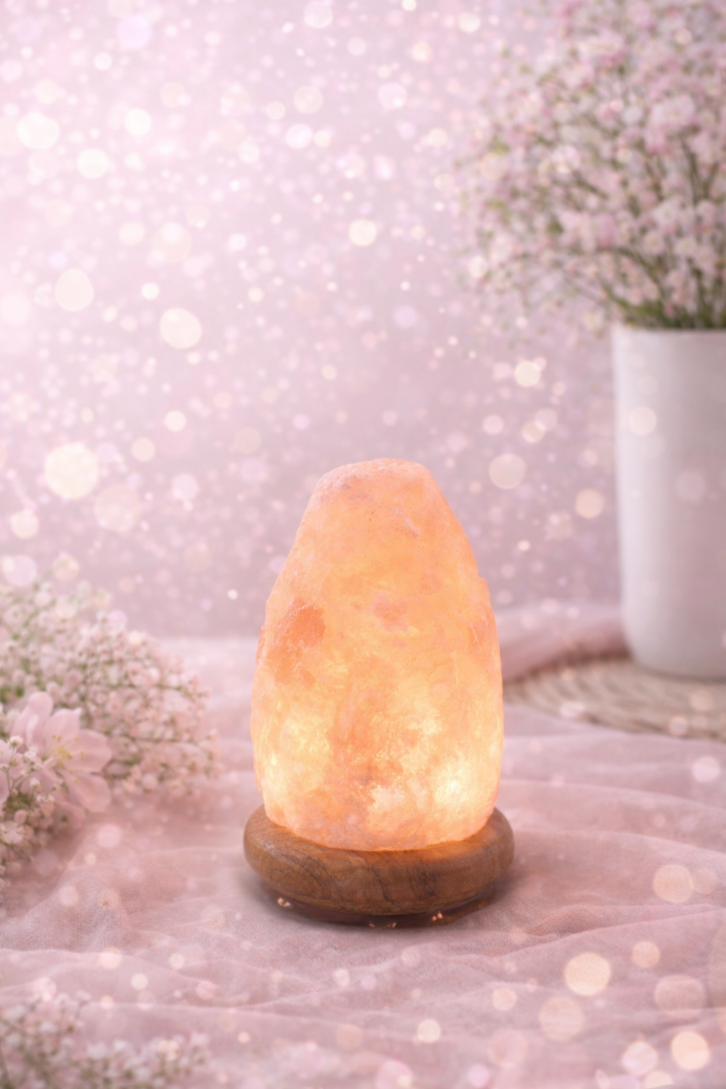 Lampe USB en Cristal de Sel d'Himalaya Rock