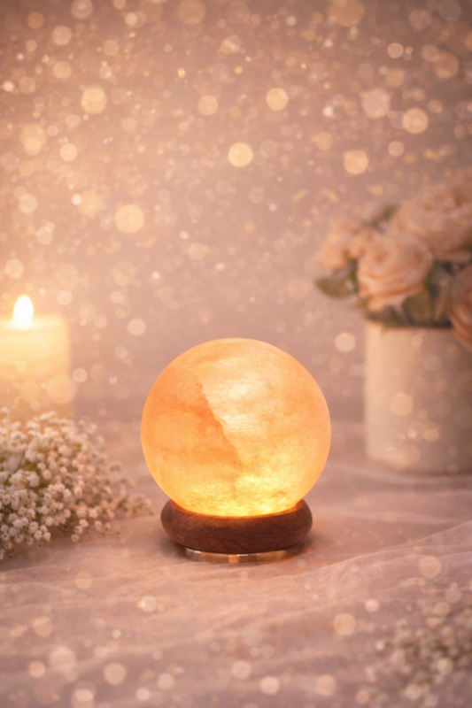 🌿 Lampe de sel naturelle – Ambiance bien-être & cocooning
