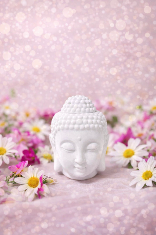 🌸 Tête de Bouddha – Élégance & Sérénité